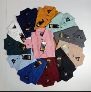 Kemeja Polos Pria Dewasa Lengan Panjang SLIMFIT Berbagai Macam Warna