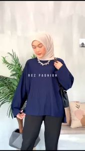 Atasan Oversize Knit Hornet & Tunik Muslimah