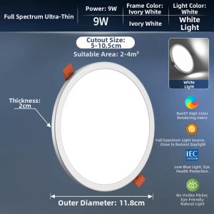 ADDLON | Recessed LED Downlight 75mm