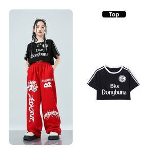 XINGYULI | Hiphop Performance Dance Outfit Crop Top