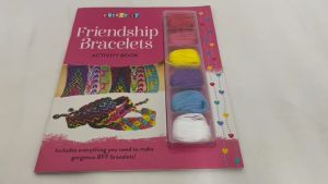 Arts & Crafts Bracelets Activity Book For Kids with Instructions & Materials