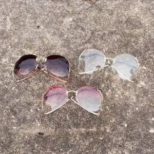 CRIXALIS Classic Rimless Y2K Sunglasses Women Metal Frame Diamond Cutting Lens Sun Glasses Female UV400