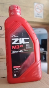 SK ZIC M3 MANUAL 4T SAE 15W-40 Synthetic Motorcycle Oil 12x0.8L 0.8 Liters Box | EC Universal