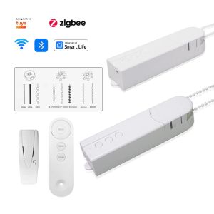 Động Cơ Rèm Thông Minh Tuya WiFi Trị Liệu Cửa Sổ Bằng Điện Màu Trắng Với Ứng Dụng & Điều Khiển Bằng Giọng Nói Cho Alexa Google Home