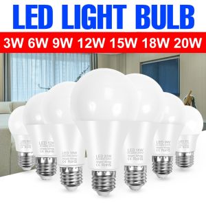 20W LED E27/E26 Light Bulb E14 Ceiling Lamp AC220V LED Chandelier Bulbs Energy Saving For Home Study Room Bedroom Soft Lighting