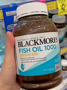 [Đảm bảo tính xác thực]Dầu cá không mùi tanh được nhập khẩu từ Úc Omega 3 1000mg 400 viên Tự Nhiên Fish