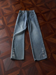 ZHUOCAN | Quần Jeans Giúp Dài Chân và Giảm Cân có Thêu Hình Sao