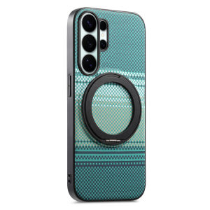 CHUBAN | Hard Magnetic Case With Stand For Samsung Galaxy S27 S26 S25 S24 S23 Plus Ultra FE Edge 360 Rotation Kickstand Phone Back Cover