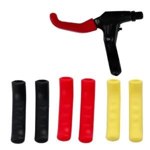 1/2/5pairs Brake Lever Grip Purple Red Blue Silicone Protector For Mtb Bmx Scooter Bike Levers Cover Bicycle Accessories
