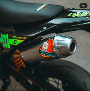 Knalpot GORDONS Stainless Pro Series Crf150L Klx150 Dtracker Bf Se extrem Wr155