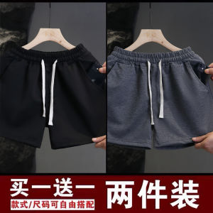 Mens Fitness Running Shorts Summer Breathable Slimming 3/4 Length Training Pants American Style Squatting Marathon Sportswear