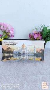 Brunei Darussalam Dompet Landmark Souvenir Suvenir Oleh Oleh Mini Wallet Negara Dompet Panjang Pouch Mouse Pad