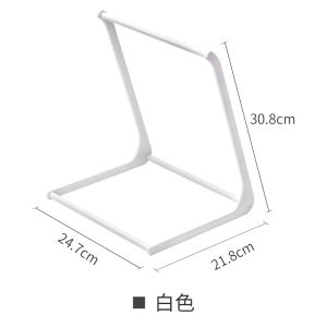 Multi-Functional Plastic Clothes Hanger Organizer for Balcony No Drilling Required Space Saving Desktop Drying Rack Holder