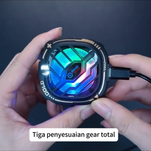 COOBOWE Funcooler X76A Fan Cooler Hp Gaming Magnet Pendingin Handphone Hp Tablet/Phone kipas hp gaming RGB