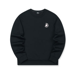 Erke | Womens Sporty Casual Sorona Thickened Long Sleeve Round Neck Sweatshirt