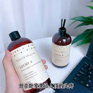Large Bottle 500ML Essential Oil Diffuser Refill Aromatherapy Refill Home Air Freshener Oil Scent Fire-free Hotel & Perfume Fragrances Rattan Sticks