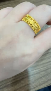 Poh Heng Jewellery 24K Eternal Weave Band in Yellow Gold[Price By Weight]