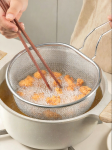 Suncha | Stainless Steel Multifunctional Colander Spoon for Tofu Soymilk Straining Pasta Straining Frying Hotpot