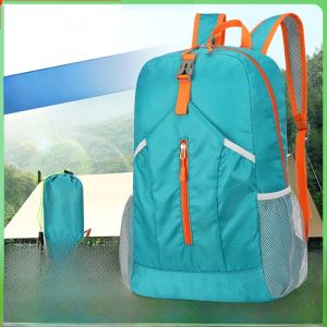 Outdoor Ultra-Light Sports Backpack Large Capacity Travel Backpack Hiking Backpack Foldable Skin Mens and Womens Schoolbags Computer Storage