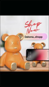 DAKENA - Pajangan Gloomy Bear Lucu Sandaran HP Karakter 3D Gloomy Bear Stand HP Unik