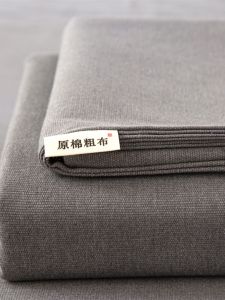 Thickened Pure Cotton Canvas Bed Sheet Single Piece Three Piece Set 100% Cotton Old Fashioned Summer Bedding Linen