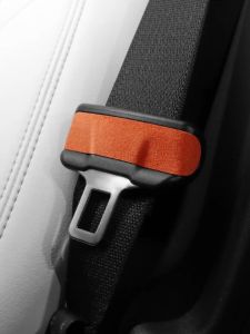 For Tesla 2019- Model 3 Highland Model Y Juniper Made of Alcantara Seat Safety Belt Buckle Trim Sticker Car Interior Accessories