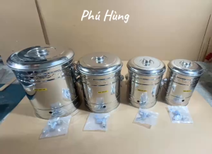 bình chứa inox 304 bình đựng nước inox 304 có vòi