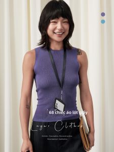 Lagur | Sleeveless Slimming Super Thin Vest Knitwear