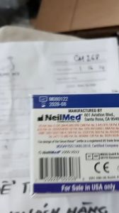 Bình rửa mũi neilmed 240ml kèm 50 muối nguyên hộp