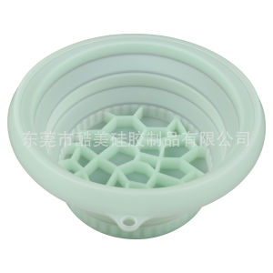 Protable Foldable Basins Silicone Face Ice Bath Bowl Facials Plunge Washbasin Travel Home Skincare Ice Facials Beauty Tools