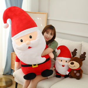 Gấu bông Noel Thú bông ông già Noel size lớn 60cmTuần lộc người tuyết quà tặng giáng sinh cute