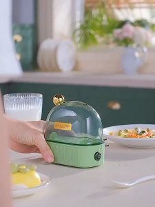Nồi hấp điện đa năng 1 lớp nồi hấp trứng mini thiết kế 2 tầng giữ chè biến đồ nhiều món cùng lúc