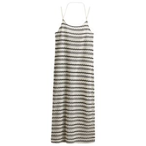 H&M Womens Knitted Dress Neck Hanging Style Texture Sensation Casual Fashion Polyester Fiber Standard Fit Daily Wear
