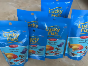 cám cá LUCKY FISH -20g-50g-100g nhập khẩu thái lan Phù Hợp Cho Mọi Loài Cá Cảnh