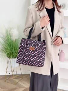 Túi Đựng Đồ Ăn Trưa Di Động In Hình Hoa Vải Nylon Dày Thời Trang Dùng Cho Công Việc Và Sử Dụng Ngoài Trời Túi Đựng Đồ Ăn Trưa Thiết Thực