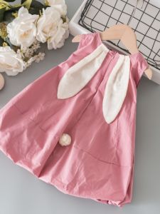 Princess Style Pure Cotton Summer Dress for Girls Baby Clothes A-Line Skirt Childrens Summer Fashion Baby Girl Dress