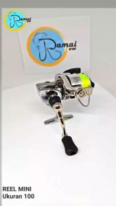Ramai Pancing Reel Mini Size 100 UntukSpinning Reel untuk Joran Pen dan Joran Antena Joran UL