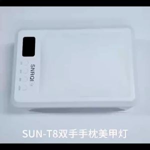 Mesin Pengering Kutek Lampu 60 UV LED Nail Dryer 72W-uv lamp-lampu penginderaan otomatis - led lampu - nail lamp uv -lampu kuku pengering kuku-Lampu manikur bantal dua tangan