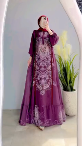 ELDISA DRESS CERUTY SWAROSKY DRESS RAYA MUALIAMH TERLARIS DRESS PESTA BUSUI VIRAL