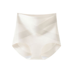 miiow | High-Waist Seamless Abdomen Control Womens Underwear Thin Summer Triangle Pants Large Size Ladies Briefs MiiOW Cat Person