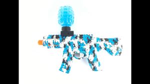 REDFIRE TOYS MAINAN ANAK PISTOL AK WATER GEL BOBA 2IN1 HIGH SPEED AUTOMATIC SHOOTING ELITE