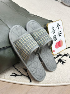 Silent Pure Cotton Handmade Mens Slippers Soft Bottom Spring Summer Anti-Odor Floor-Made Linen Slippers Home Comfort Shoes