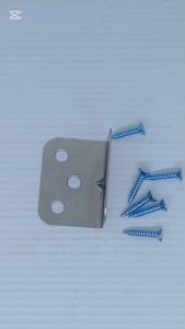 Braket Sudut Siku L Lapisan Besi Furniture