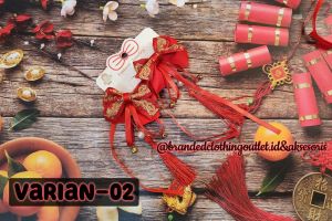 JEPIT RAMBUT IMPORT HIGH QUALITY / PITA CNY ANAK / JEPITAN RAMBUT IMLEK / JEPITAN RAMBUT ANAK MEWAH / JEPIT RAMBUT EDISI MERAH / KEP RAMBUT IMLEK / JEPITAN NATAL - 1PSG = 2PCS / NYC-7820