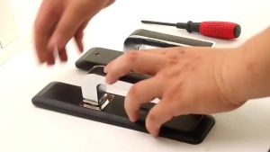 Kunci Pintu Tanggung Hitam & Aksesoris Lengkap