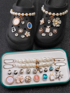 Classic Style Hole Shoes Accessories Fit Carluo Chi Crocs Buckle Zhibixing Shoe Buckle Shoe Ornament Womens Classy Style