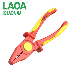 LAOA | LAOA LA325206 LA325208 Insulated Pliers Set Heavy Duty 1000V High Voltage Resistant For Electrician Live Line Maintenance