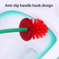 Cherry Toilet Brush Cute Stand Bathroom Toilet Cleaner Brushes Long Handle Toilet Brush with Cherry shaped Holder cleaning Set. 