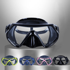 Bộ Mặt Nạ Lặn Chuyên Nghiệp Với Ống Thở Kính Chống Nước Silicon Khung Lớn Cho Thiết Bị Bơi Lội Dành Cho Người Lớn