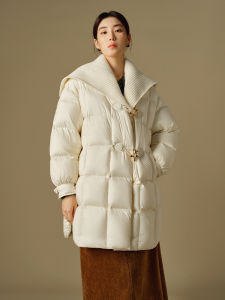 DUSHU | Plus Size College Style Warm Down Jacket